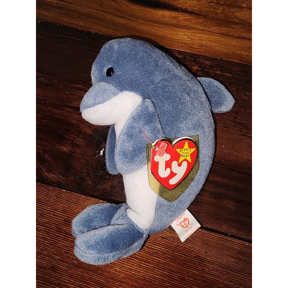 Ty Beanie Babies Echo The‎ Dolphin